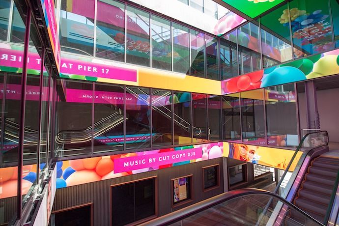 New NYC Pier 17 Destination’s Atrium Enveloped In Direct-View LED