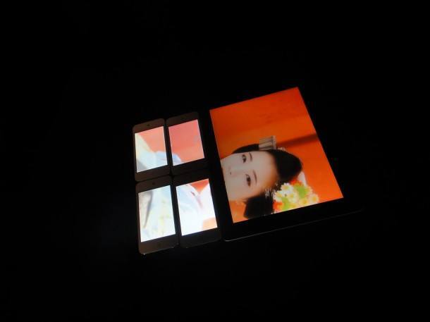 Pinch Smart Devices For Free-Form Video Clusters