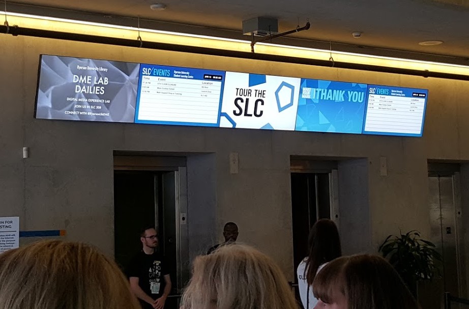 Projects: Ryerson’s Tidy, Minimalist And Effective Digital Signage Set-Up