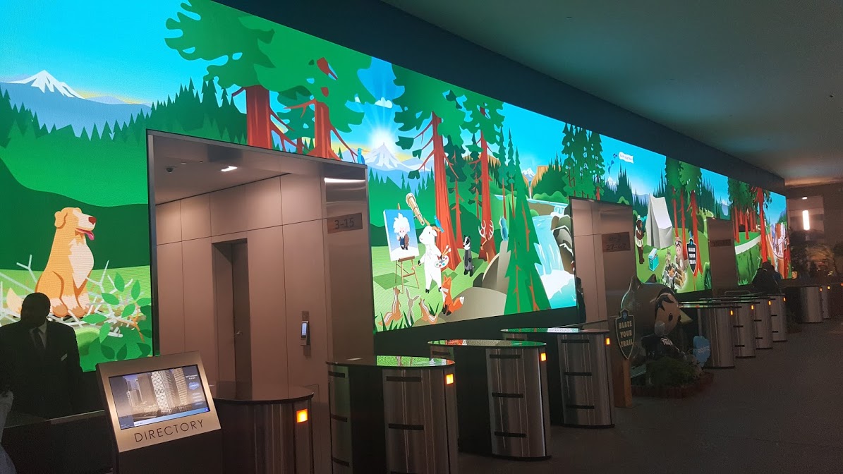The Salesforce Lobby Displays In San Francisco Look Amazing