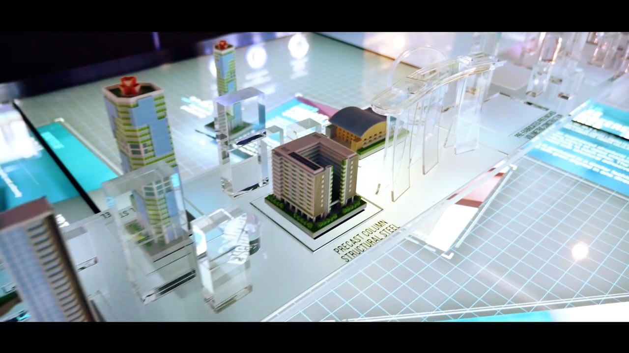 3D-Printed Skyscraper Miniatures Drive Slick Interactive Touch-Table