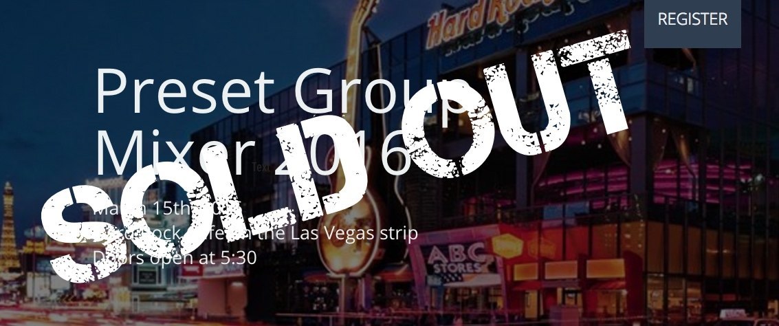 Preset Group DSE Mixer Now Sold Out