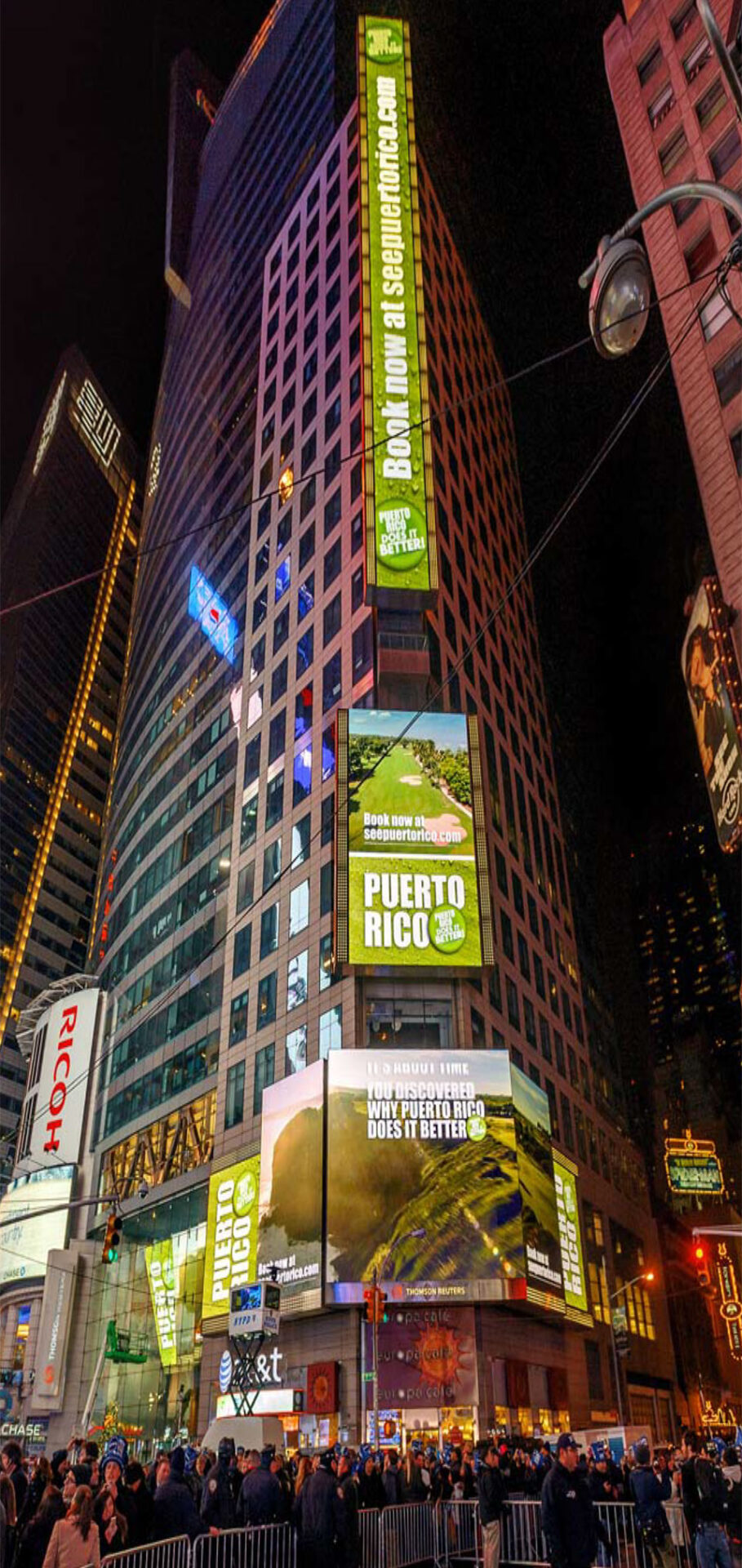 LED Board In Flames In Times Square A Mitsubishi, But Doubtful That Display Was Fire’s Origin