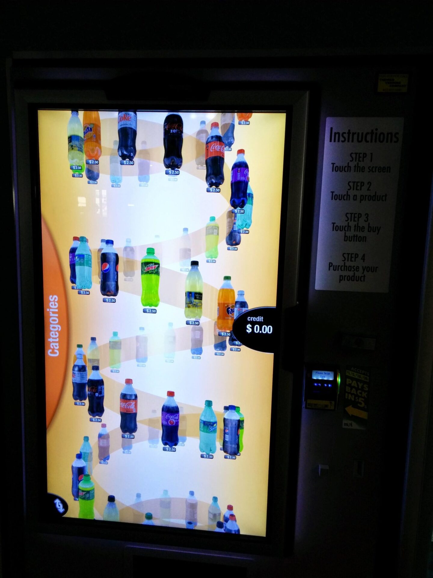 Sightings: Digital Vending Machine At SFO