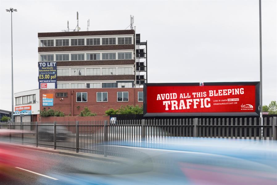 Rail Ad Campaign Uses Real-Time Data To Target Traffic-Jammed UK Motorists