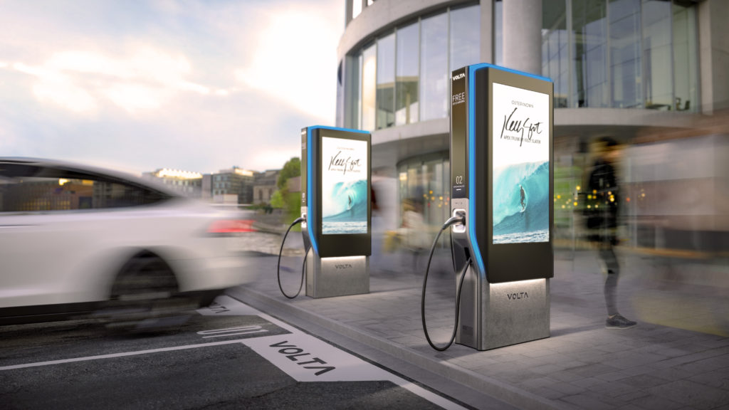 Volta Completes $125M Raise To Expand U.S. DOOH Network Based On EV Charging Units