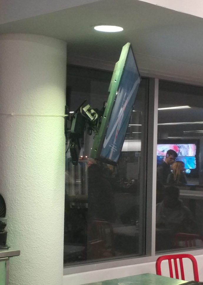 Why Bolt On A Screen When You Can Zip Tie It In Place?