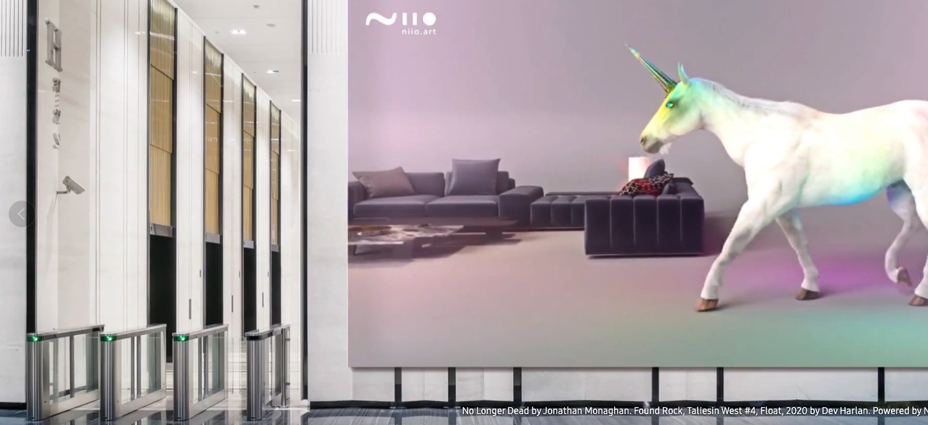 Samsung Partners With Israeli Start-up Niio On Subscription Art For B2B Digital Displays