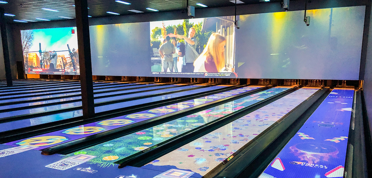 Bowling Lanes Go Experiential With Projection-Mapped Lanes And Real-Time Ball Tracking