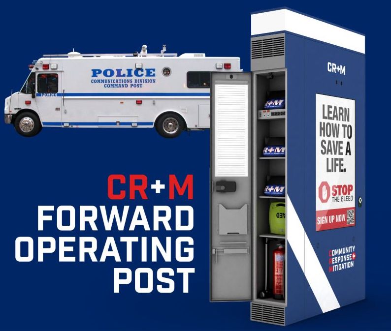 Digital Display Kiosks Doubles Up As Storage Lockers For First Responder Emergency Needs