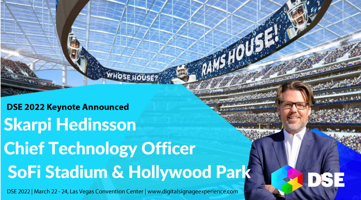 Tech-Filled SoFi Stadium’s CTO Set For Keynote At DSE; Sony In As Sponsor/Exhibitor