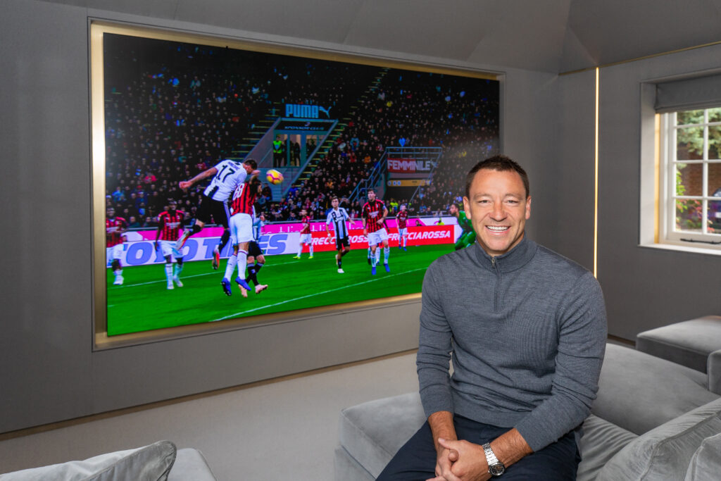 Retired Footballer John Terry Puts A 146″ Samsung MicroLED In His Man Cave