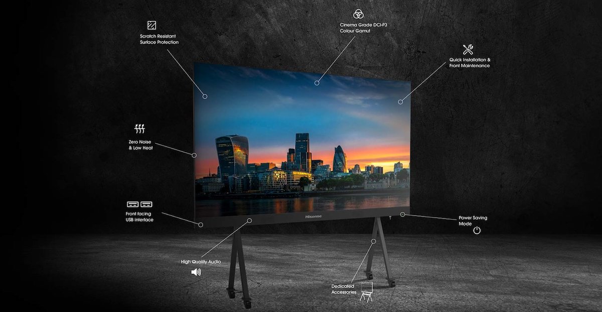 Hisense Expands B2B Pro Display Product Line With New All-In-One LED Units