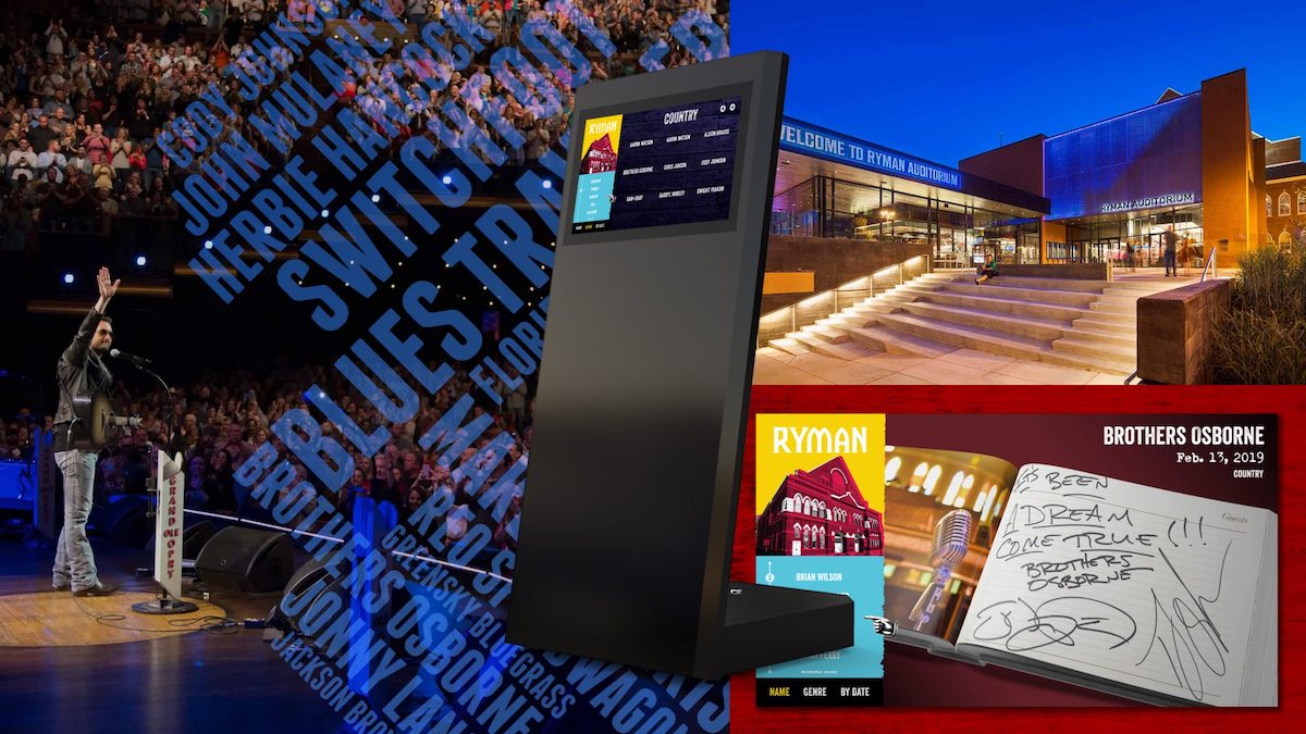 Nashville’s Historic Ryman Now Using Dozens Of Screens For Guest Experience