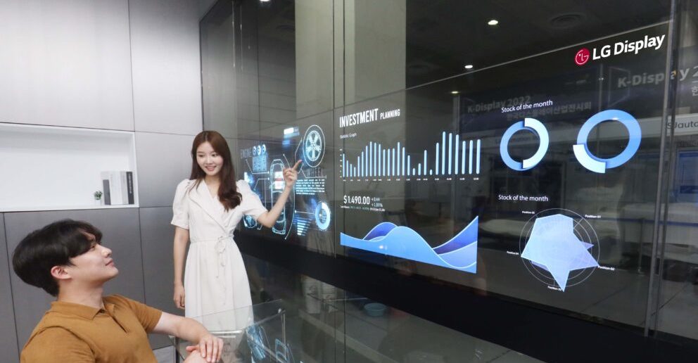LG Shows New Use-Case Concepts For Transparent OLED At K-Display Trade Show In Seoul