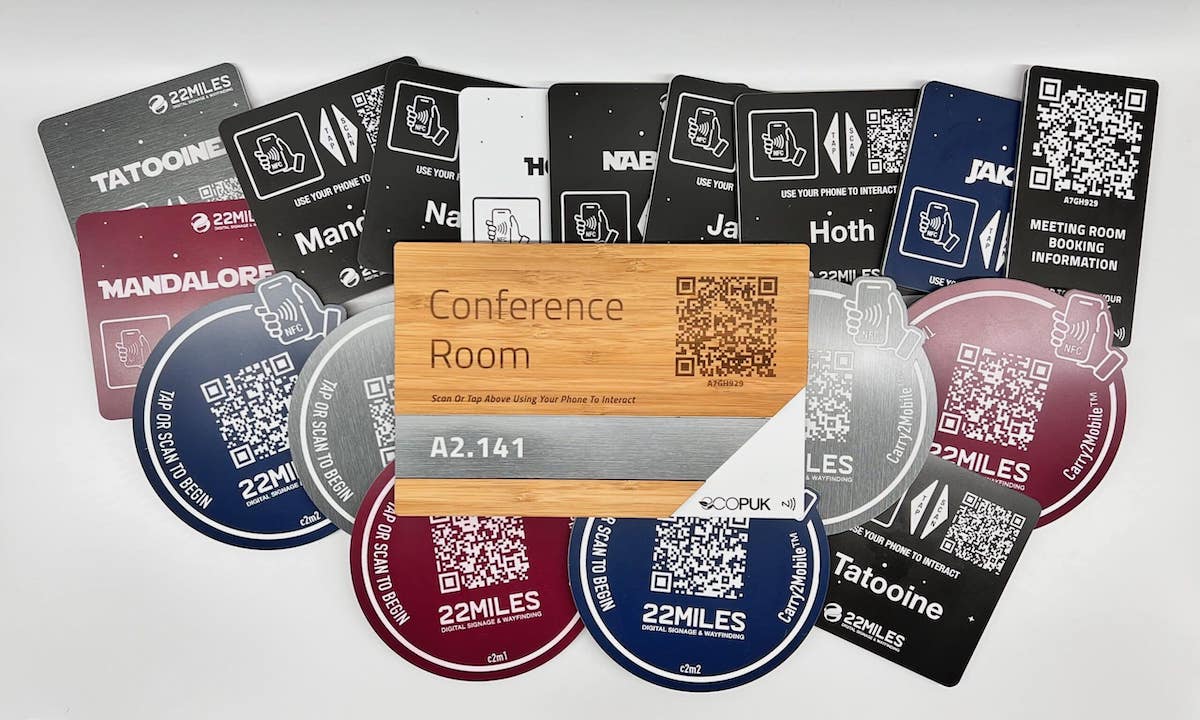 22Miles Bridges Analog And Digital Signage For Workplace Solution With ecoPUK