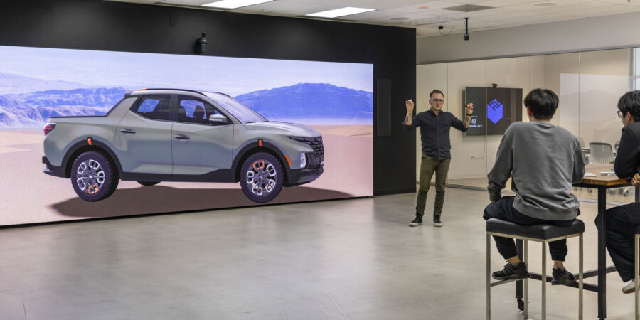 Hyundai Using Samsung’s Premium The Wall As Core Design Tool For US Studio