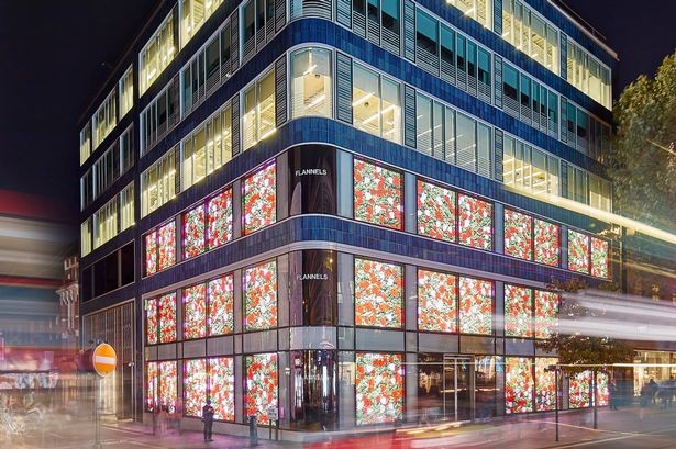 London Flagship Of Luxury Retailer Uses High Street Facade As Vast Digital Art Canvas