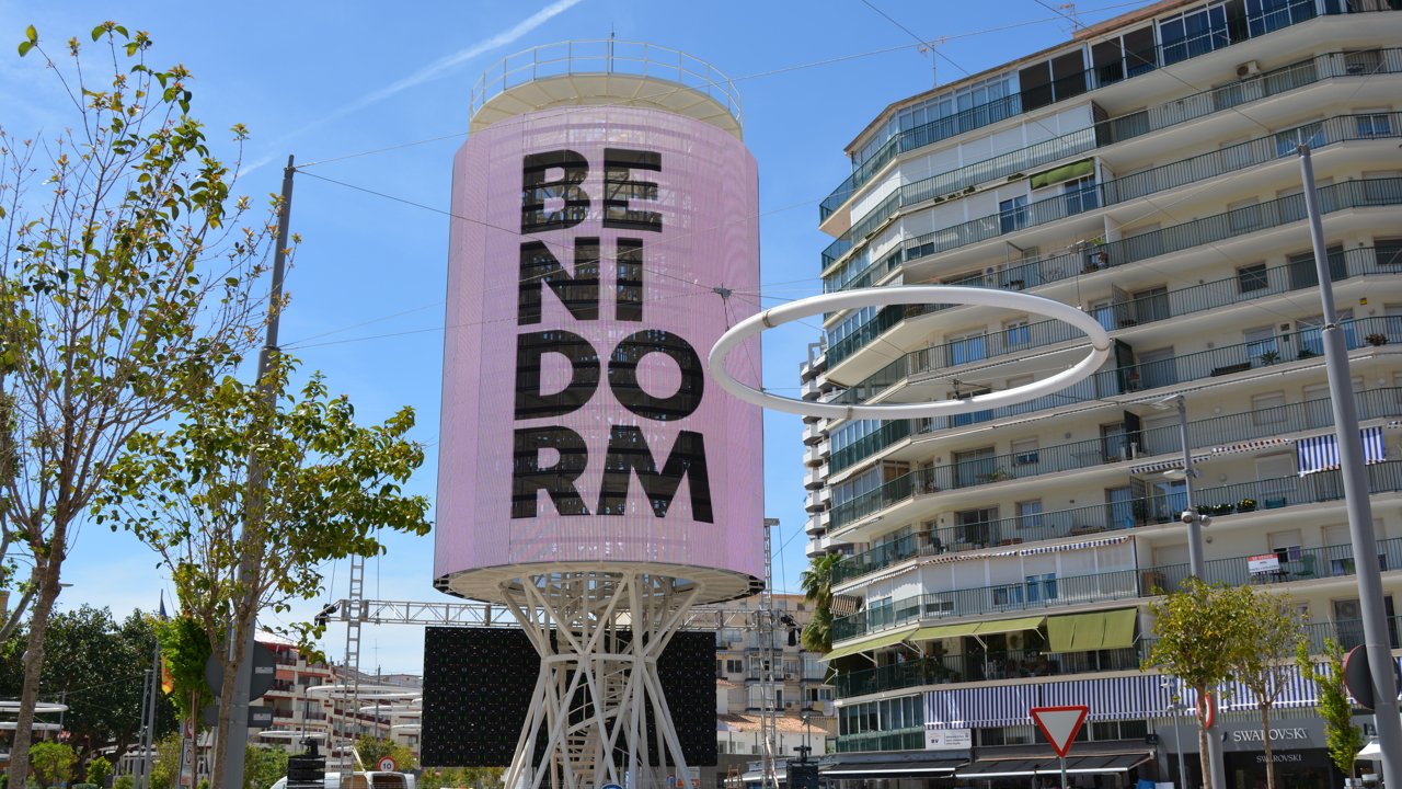 Spanish Tourism Hotspot Switches On 22M Digital Icon In Central Pedestrian Plaza