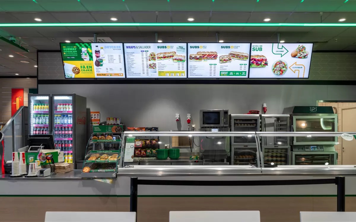 Sweden’s Visual Art Rolling Out Smart Display-Driven Menu Board Solution Across European Subway Stores
