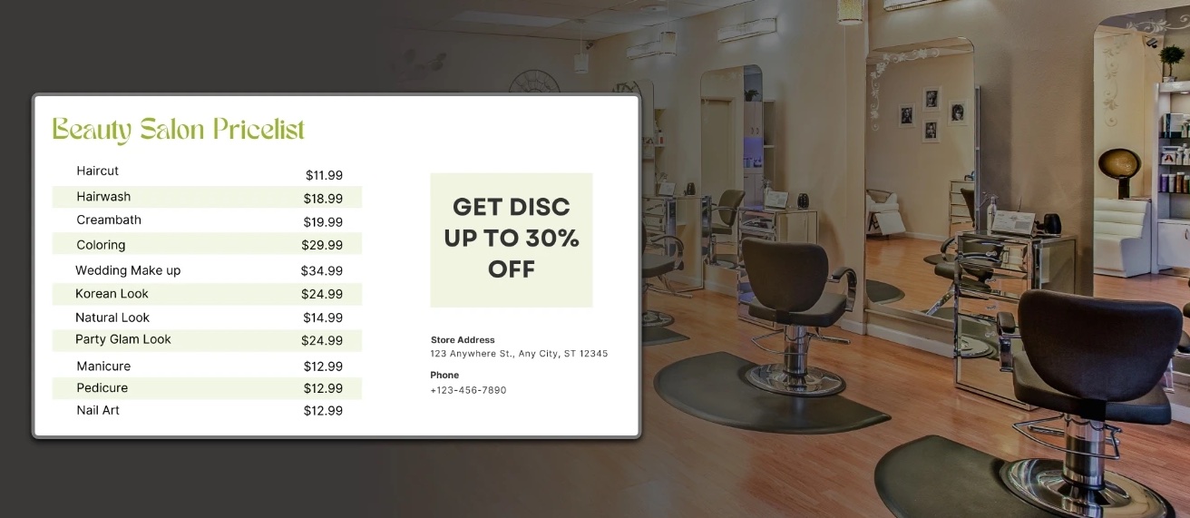Pickcel Develops On-Screen Promotions, Booking Capability For Emerging “Salon Suite” Industry