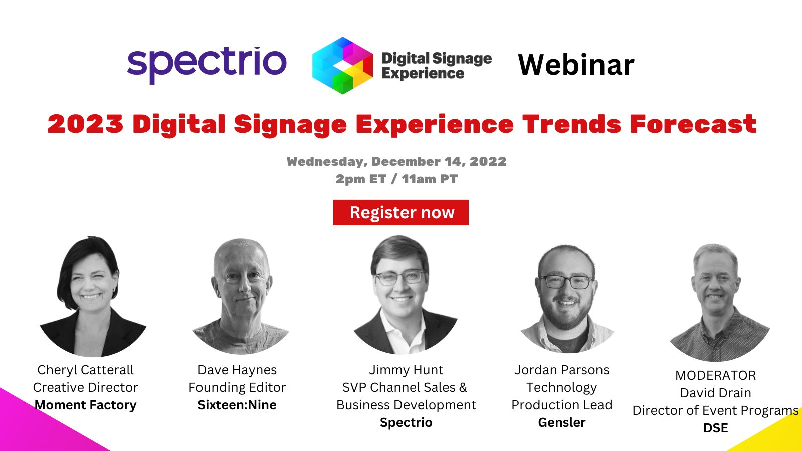 Wednesday Webinar To Offer Expert Insights On 2023 Digital Signage Industry Trends