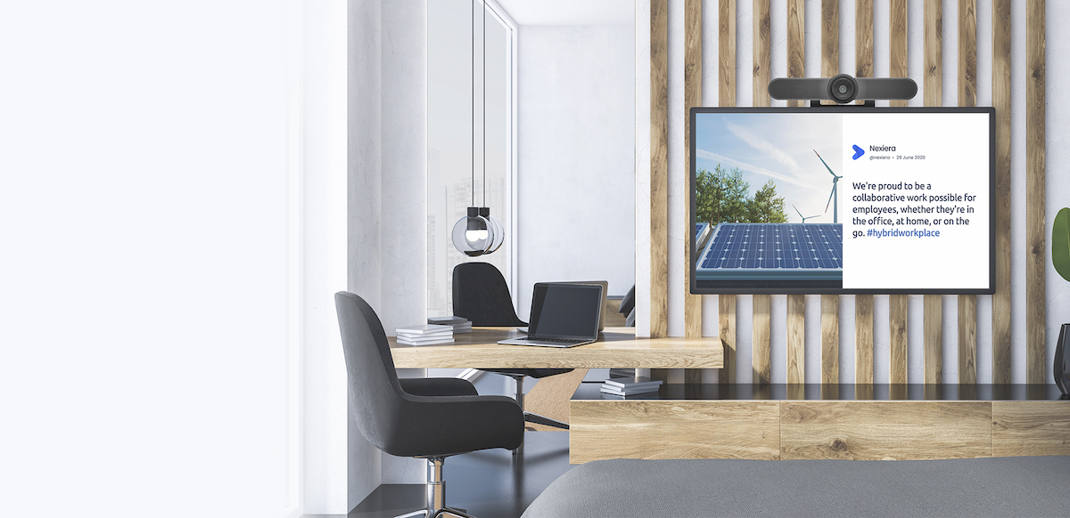 Appspace Ties In Workplace-Focused Platform With Logitech’s Office Technology - Midsection of young male student using digital tablet in university