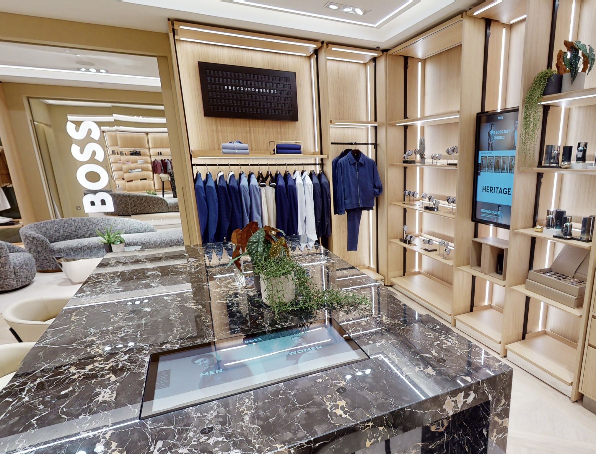 Renovated Hugo Boss Store Adds Split Flap Display To Shopper Experience On London’s Regent Street