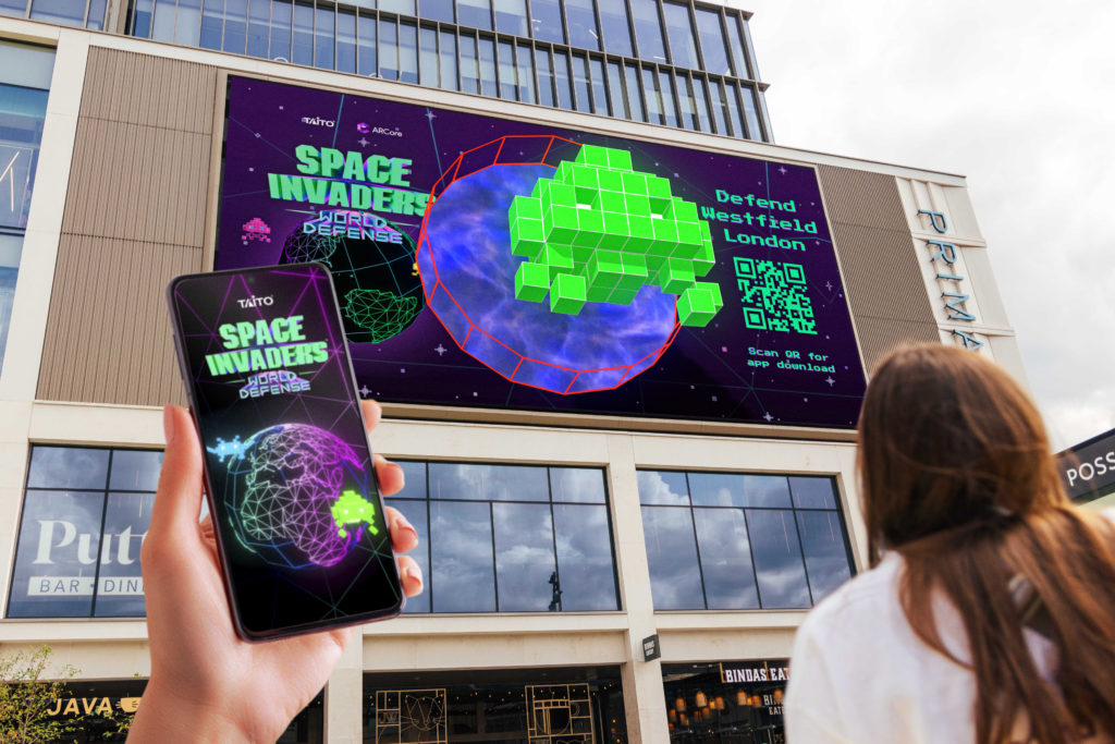 Arcade Gaming Classic Space Invaders Sees Revival On Big DOOH Screens Across Europe