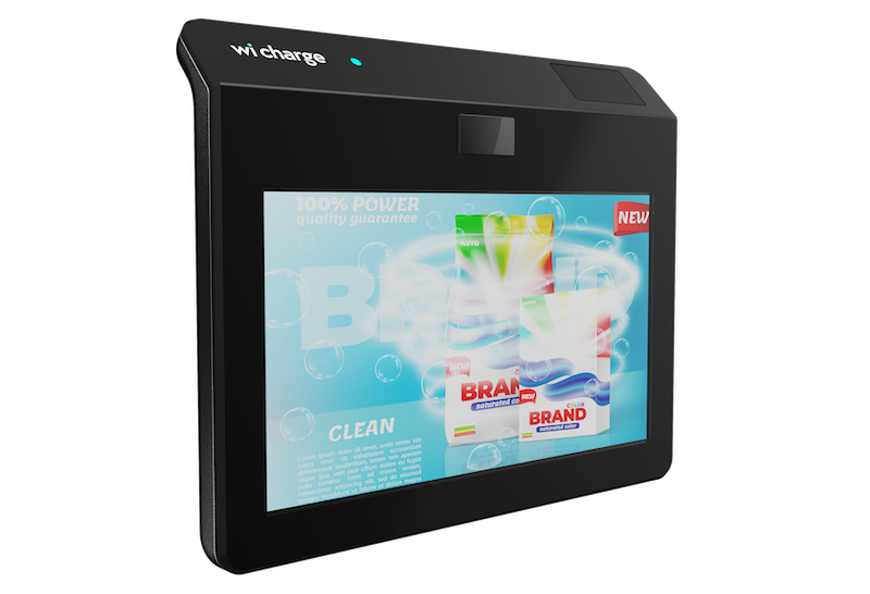 Wi-Charge Adds A 9-Inch Shelf-Edge Display To Its Battery And Cord-Free Product Line