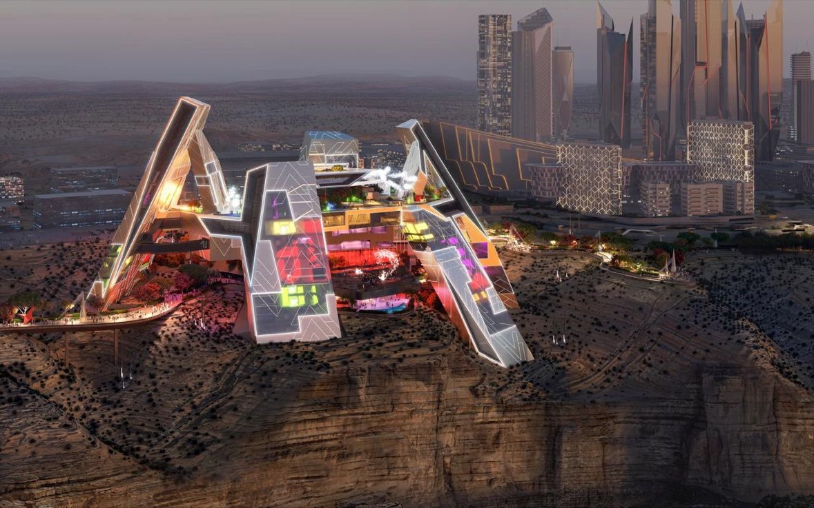 Saudi’s Qiddiya Giga-Project Adds Plans For Sci Fi-Looking Performing Arts Center