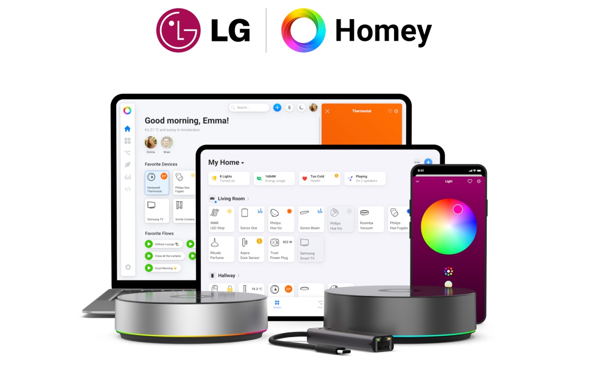 LG Follows Samsung’s Move Into Pro Versions Of IoT Sensors, Via Majority Buy Of Homey