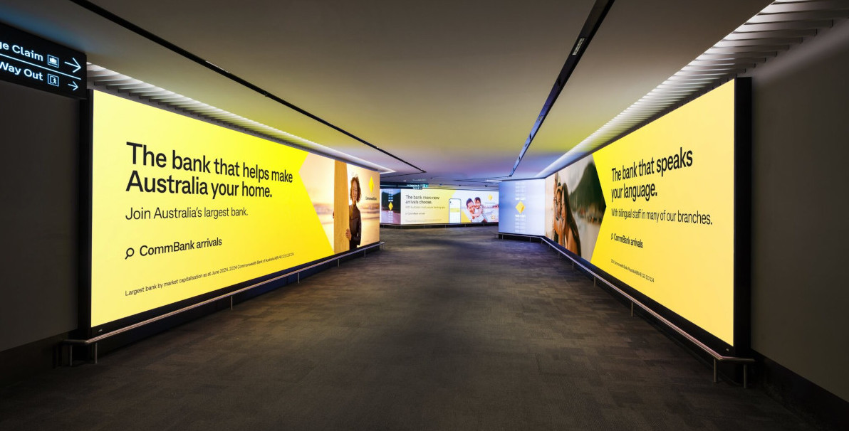 Billboard-Sized Video Walls Now Greet Int’l Travellers As They Stumble Off Long Flights To Melbourne