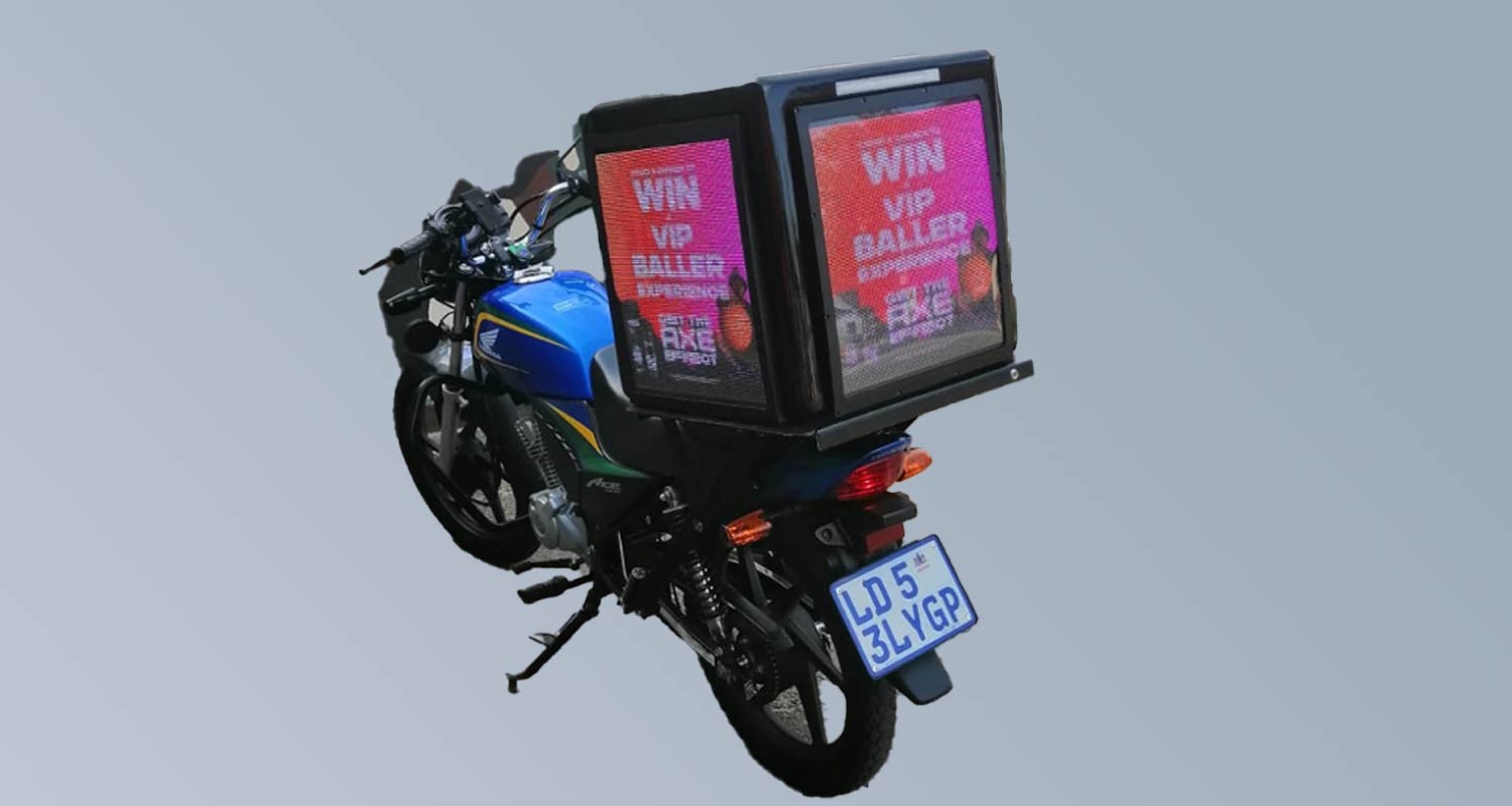 South Africa OOH Media Adds Screens To Delivery Scooters, Incorporated In Larger Ad Buys