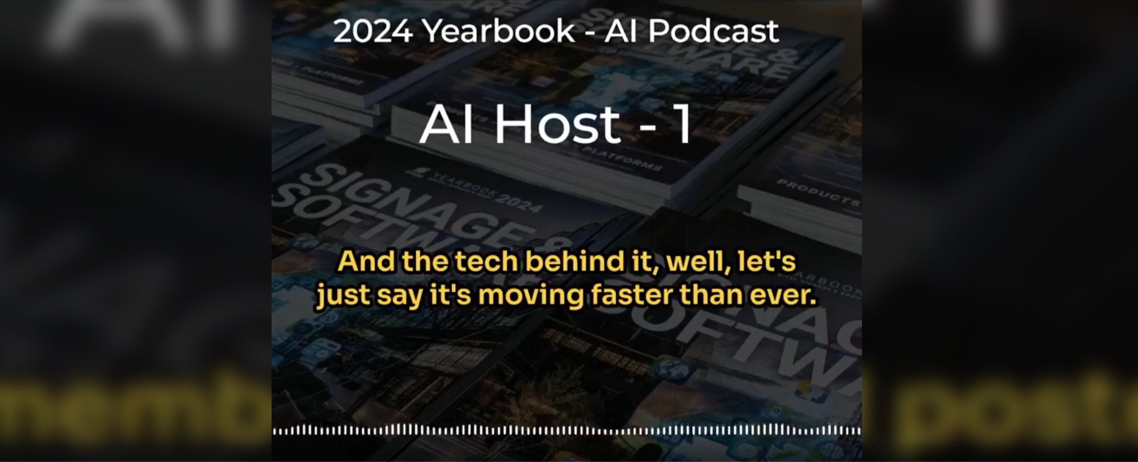 Signagelive Turns The Microphone Over To AI Bots To Talk Digital Signage, And It Sounds Credible -