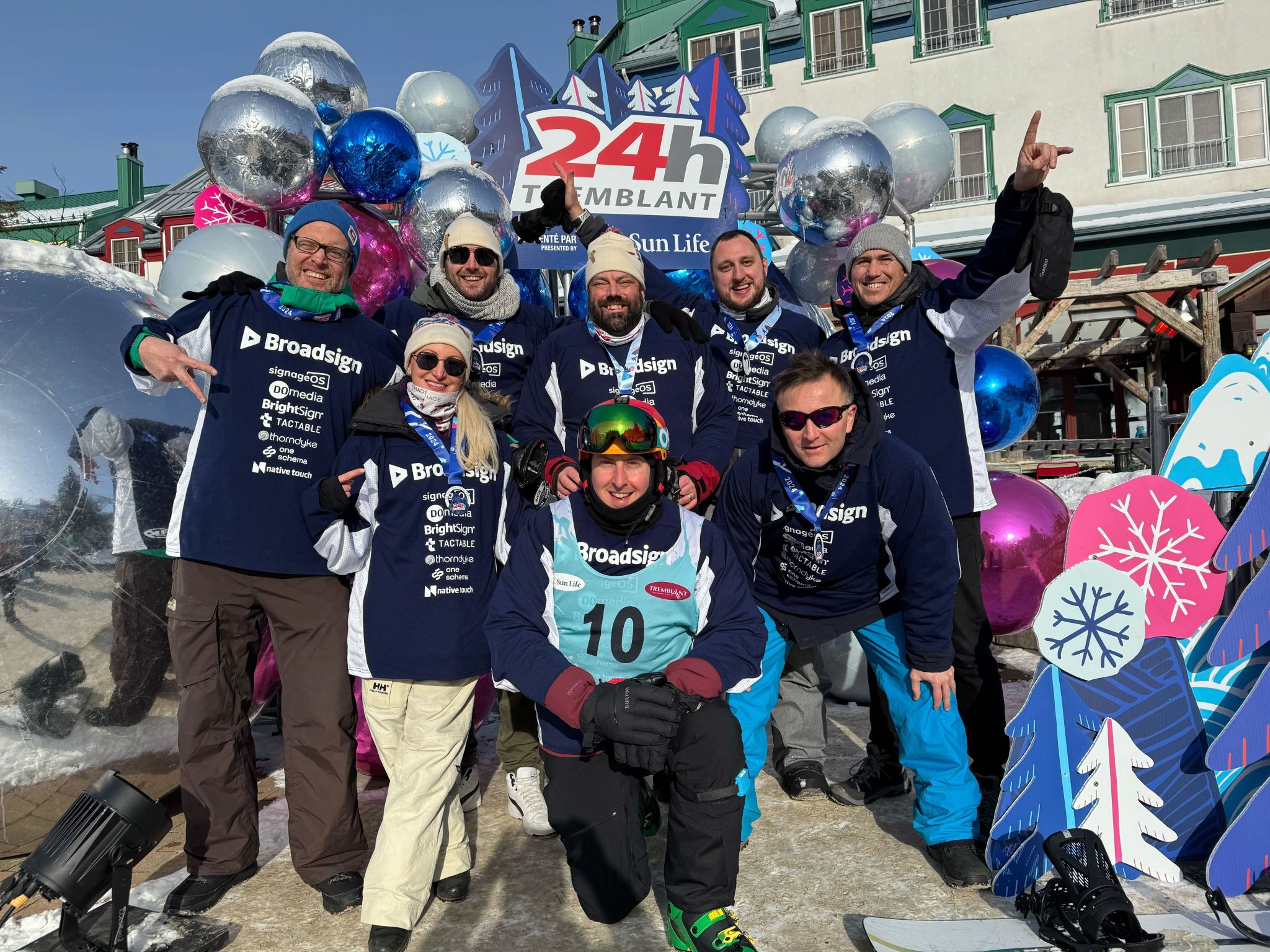 Broadsign Staffers Ski All Weekend Raise $31K+ For Children’s Causes