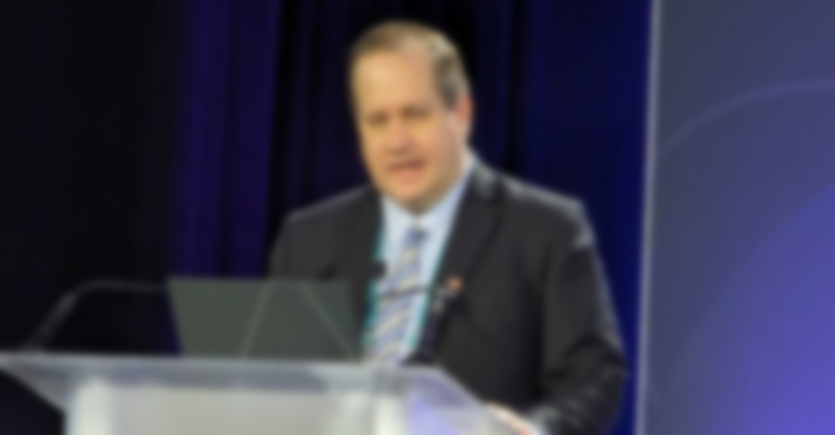 Stratacache CEO Chris Riegel at NRF (Image: invidis)