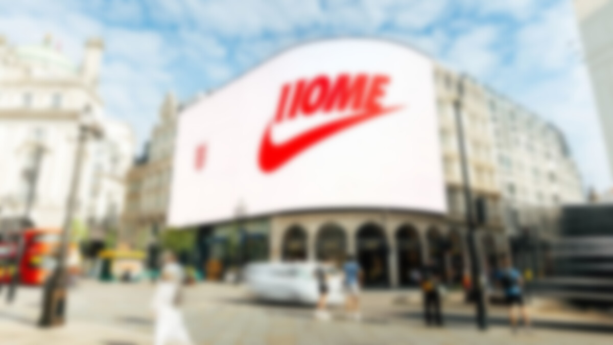 Nike campaign on Piccadilly Lights (Picture: Piccadilly Lights/Ocean)