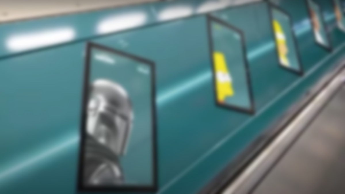 Disney DooH campaign at London's Bond Street (Image: Famous Campaigns/Screenshot)