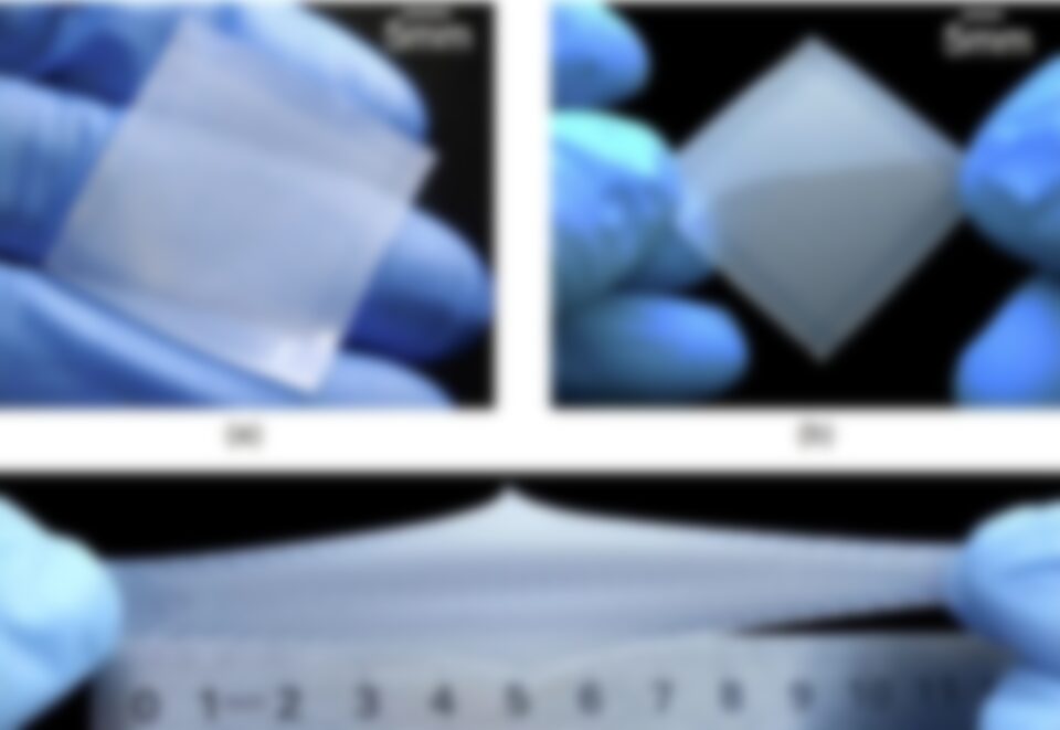 Each “optotactile” pixel in UCSB’s prototype rises about a millimeter under laser light, letting users feel what they see.