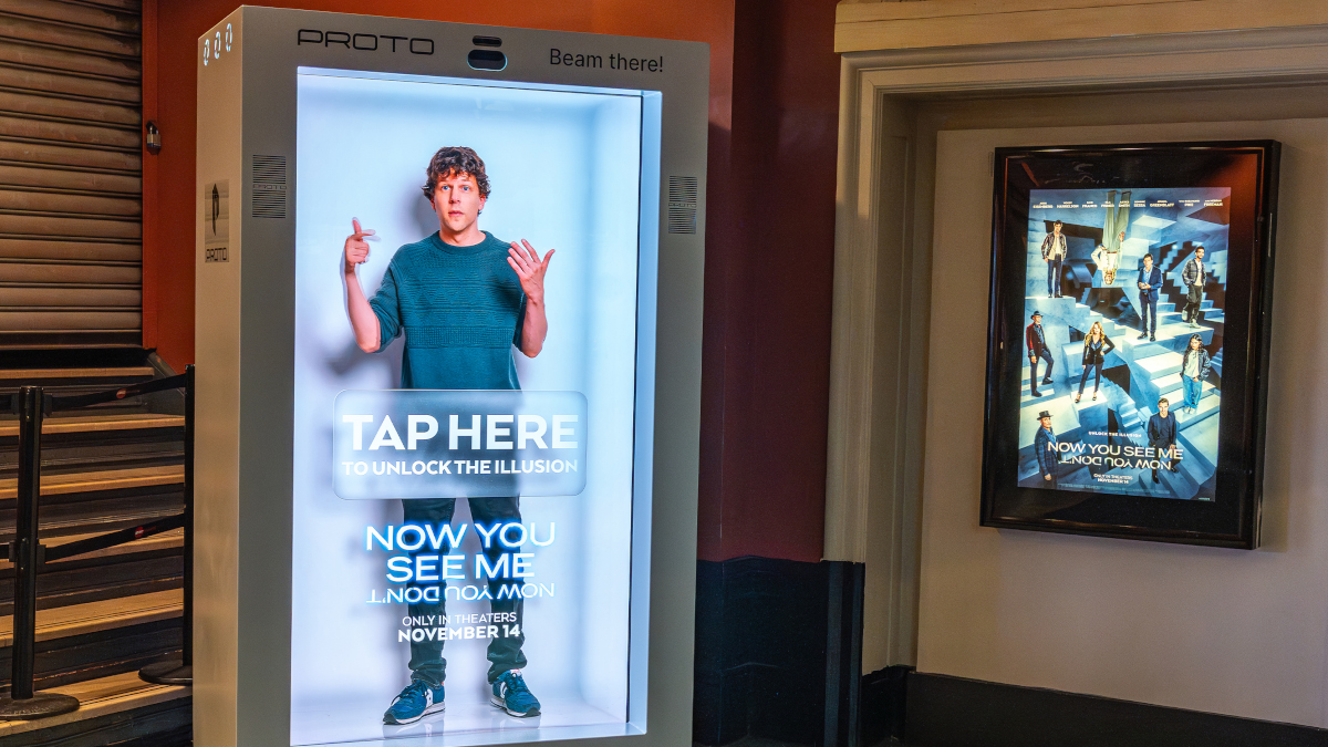 "Now you see me" installation from Proto (Photo: Proto)