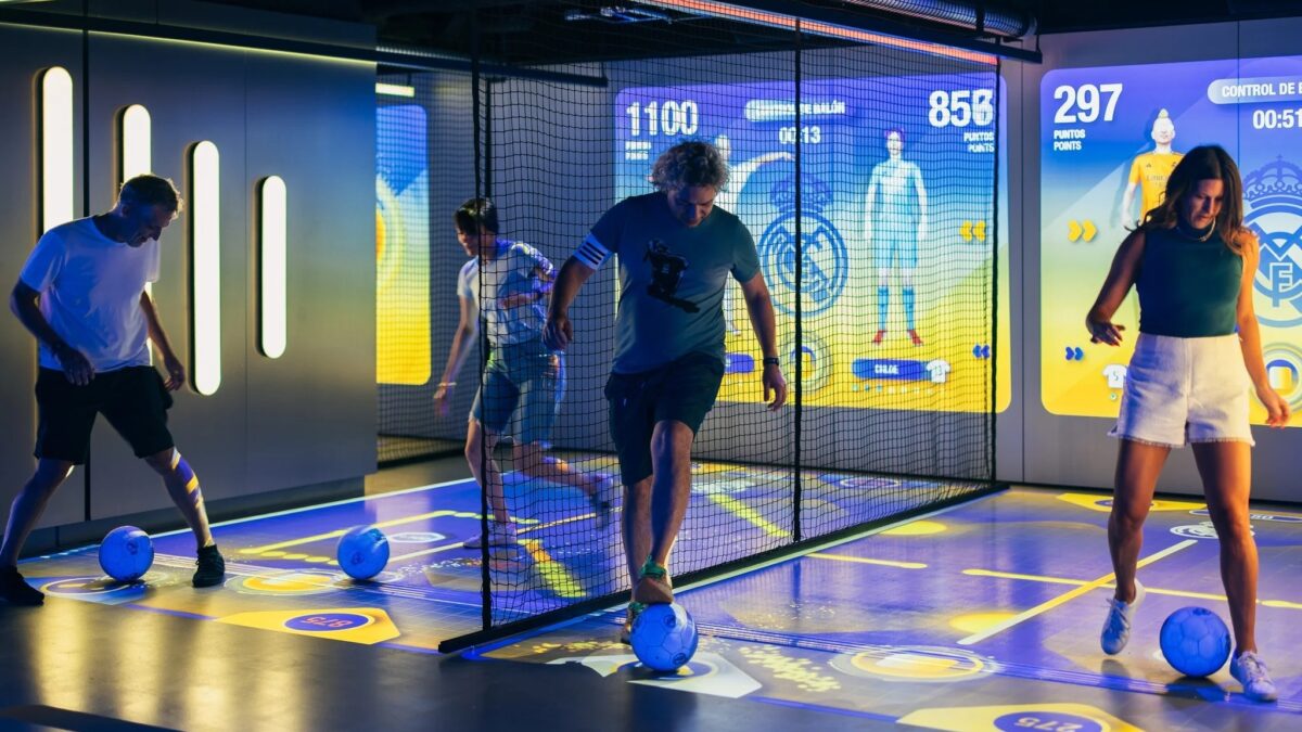 Moment Factory Powers New Immersive Games Experience Inside Real Madrid’s Bernabéu Stadium - Real Madrid - Moment Factory Real Madrid - Moment Factory