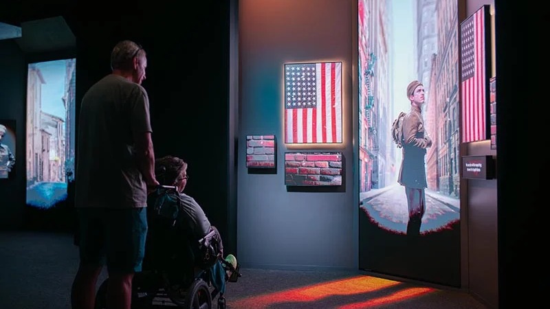 A World War I soldier’s portrait featured in the museum’s galleries connects modern visitors with the human face of the Great War.