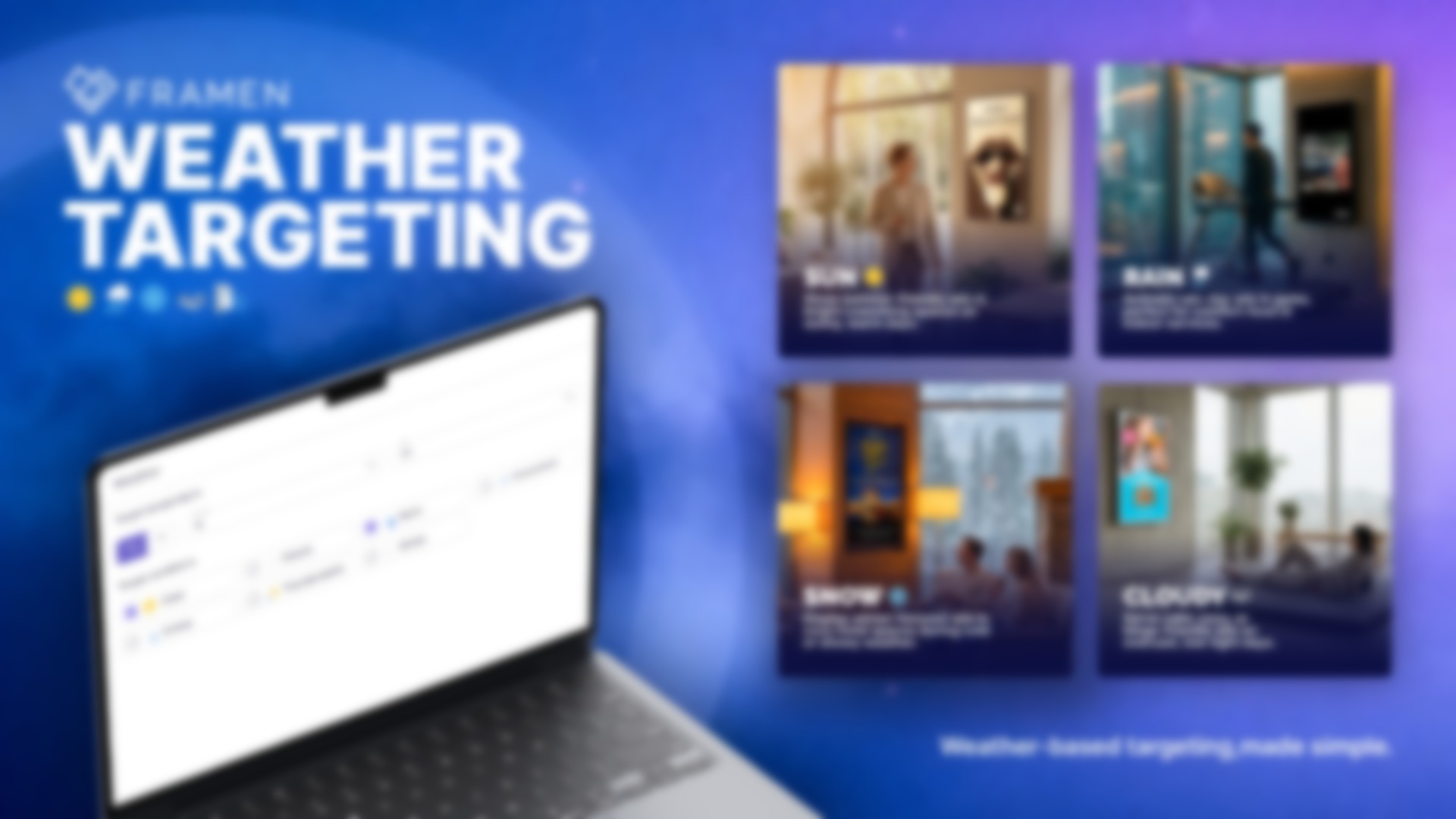 Framen Adds Automated Weather Targeting to Ads Manager for Real-Time Campaign Delivery